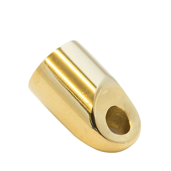 Endestykker i ædelstål, fl. str. & farver 2 stk.