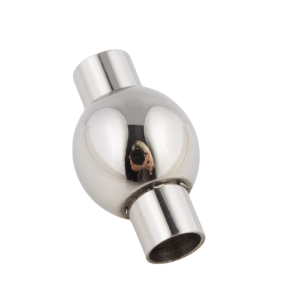 Magnetlås i poleret stål, fl. str.