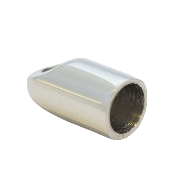 Endestykker i ædelstål, fl. str. & farver 2 stk.