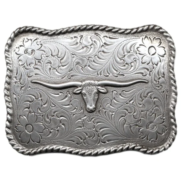 Platespenne med motivet "Langt horn" 38 mm