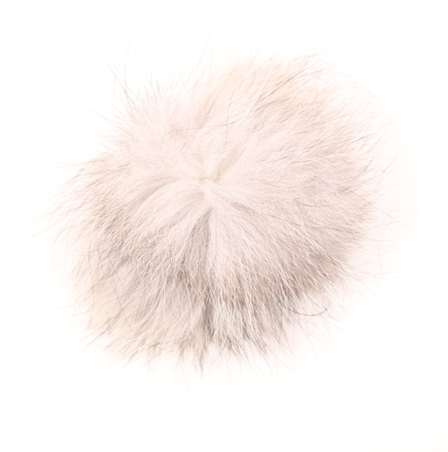 Pompon en fourrure de renard - 9-10cm