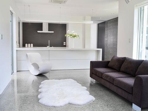 Lamsvel tapijt 180x110cm