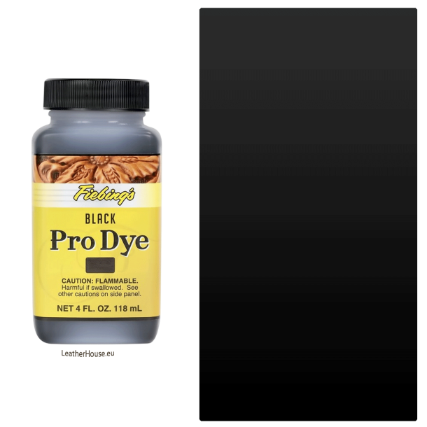 Fiebings Leather Pro Dye 118ml zwart