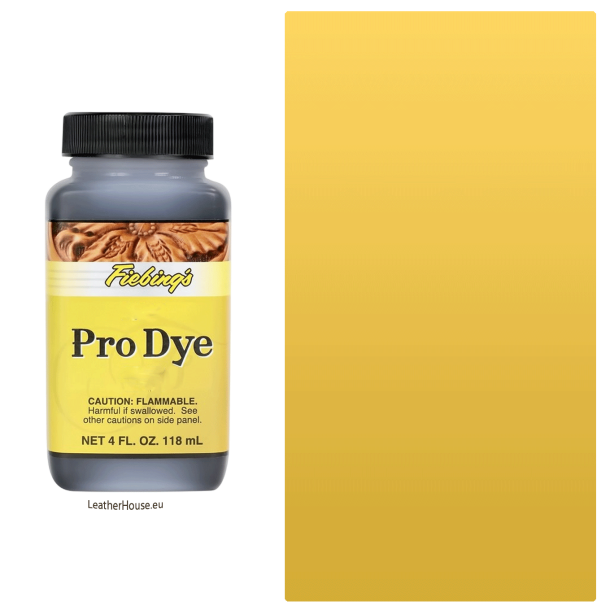 Fiebings Leather Pro Dye 118ml geel