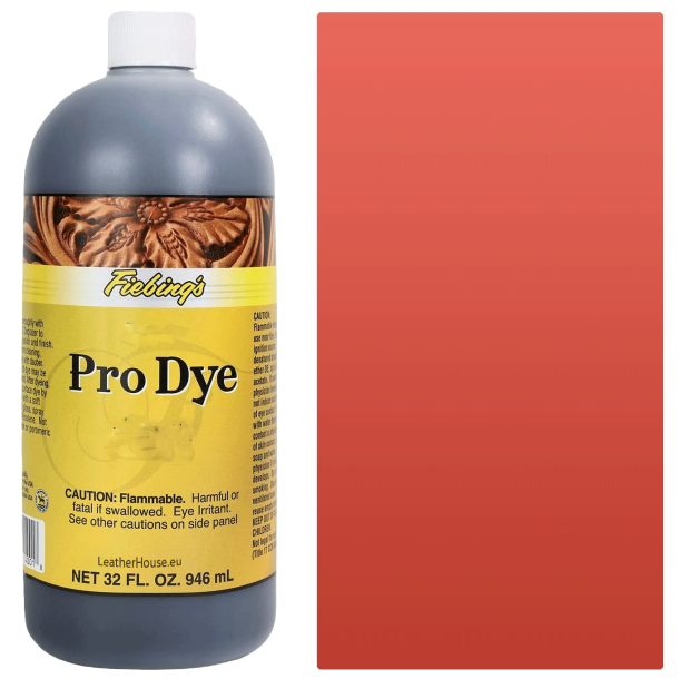 Fiebings Leather Pro Dye 946ml rood