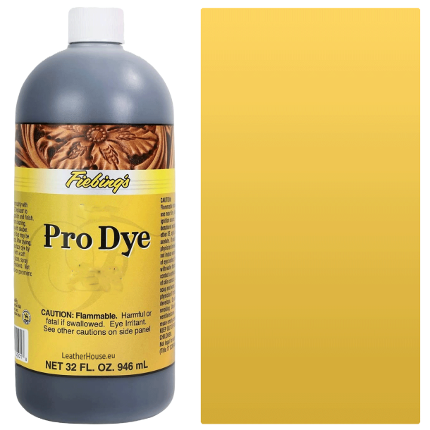 Fiebings Leather Pro Dye 946ml geel