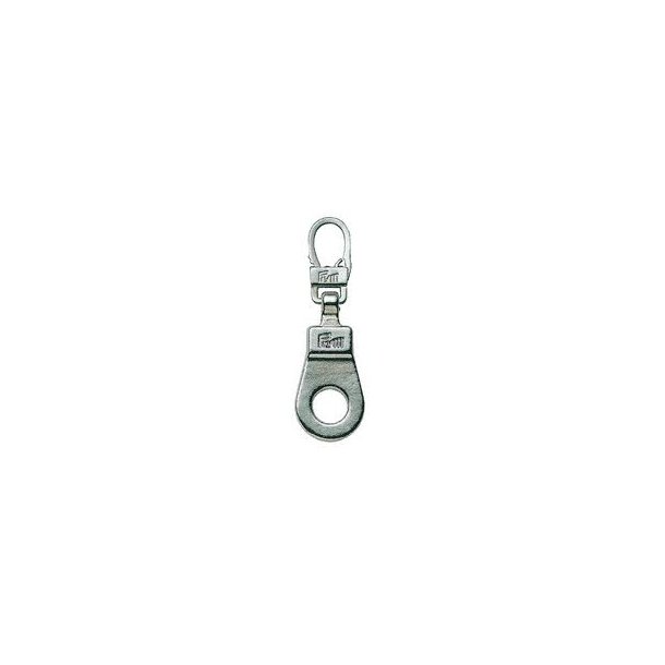 Pendentif de fermeture &eacute;clair   N &deg; 1 Nickel / Argent plaqu&eacute;