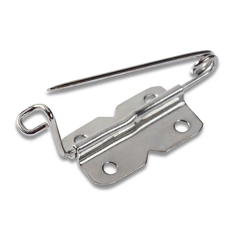 Brochenl 28mm nikkel 4stk