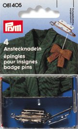 Brochenl 28mm nikkel 4stk