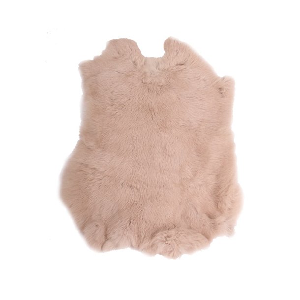 Peau de lapin beige