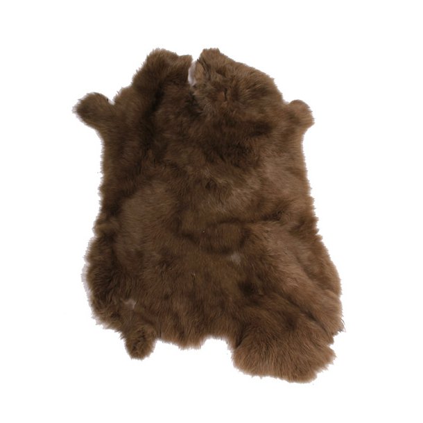 Peau de lapin vert olive