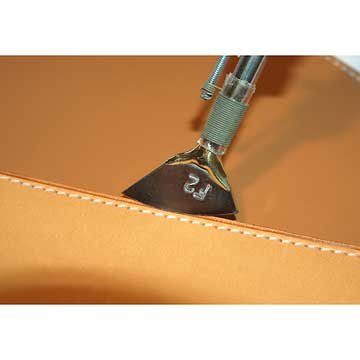 S Plane Creasing Tips for Electric Leather Edging Creaser Machine  - Fileteuse