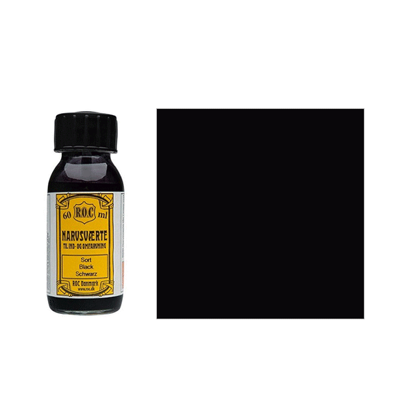 Narvsværte med sprit "ROC" Sort 60ml
