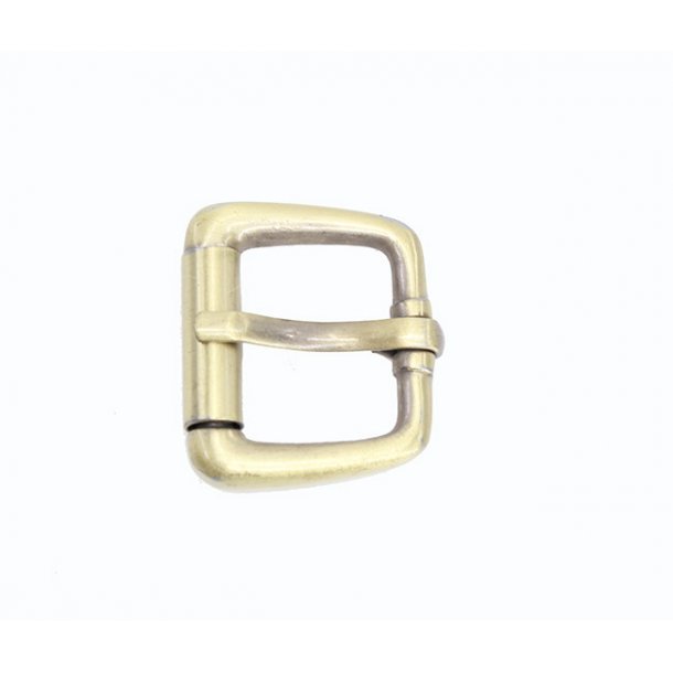 Rolgesp 20mm oud messing