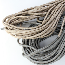 Machine Stitched Nappa Round Leather Cord 5mm