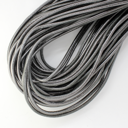 Machine Stitched Nappa Round Leather Cord 5mm