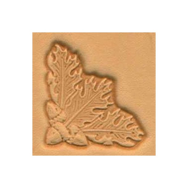3D Stamps Leaf Corner 8536