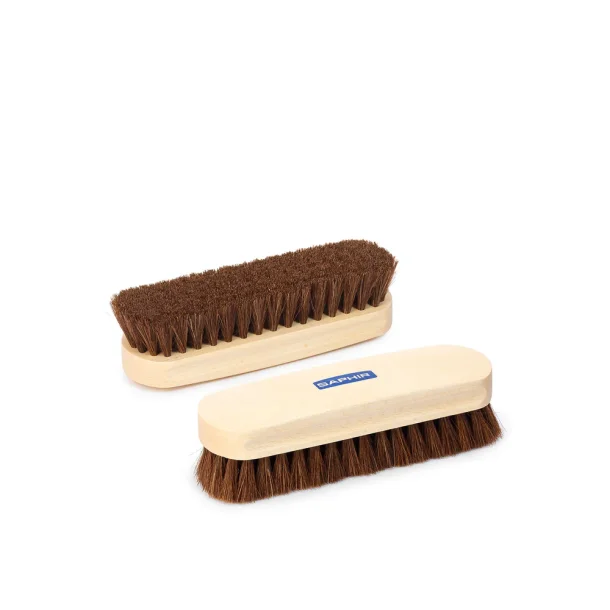 Natural horsehair brush - Saphir Natural 18cm