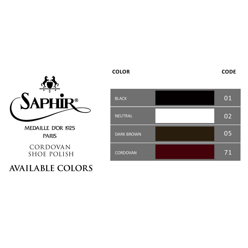 CORDOVAN 75ml Saphir medaille d'or 