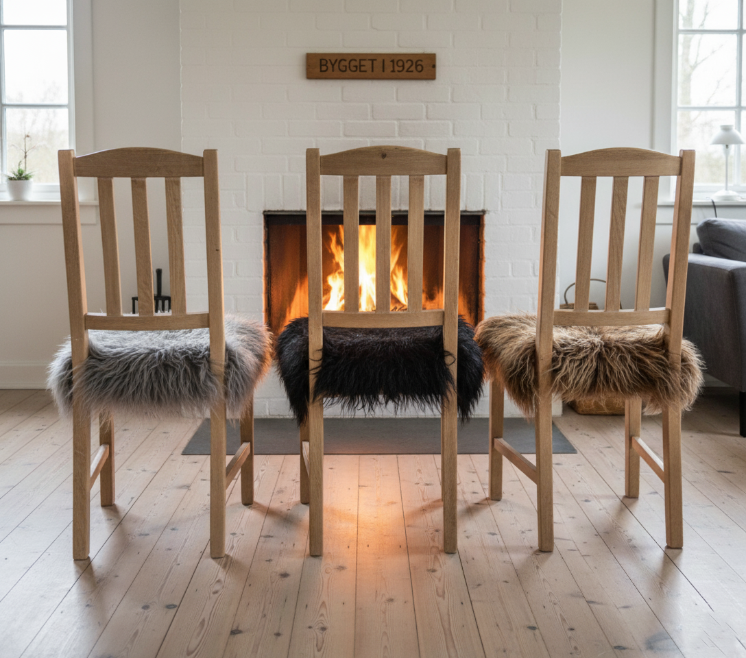 Lamskin Chair pad 40 x40 cm - Iceland