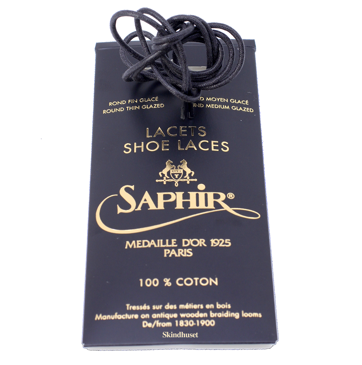 Schoenveters rond medium glanzend - Saphir Medaille d'or