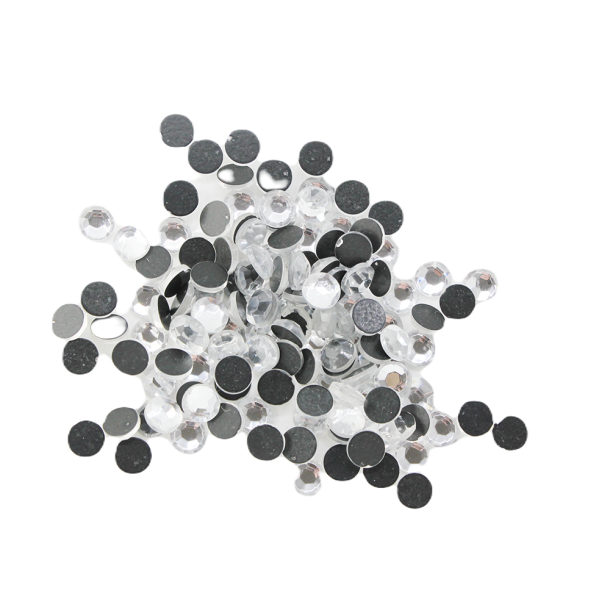 Simili stone clear 9mm 12 pcs