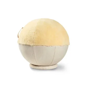 VIDA Sitzball & Gymnastikball mit Lammfellbezug