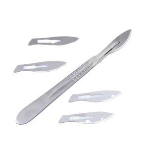 Skalpel inkl. 5  kurvet blade
