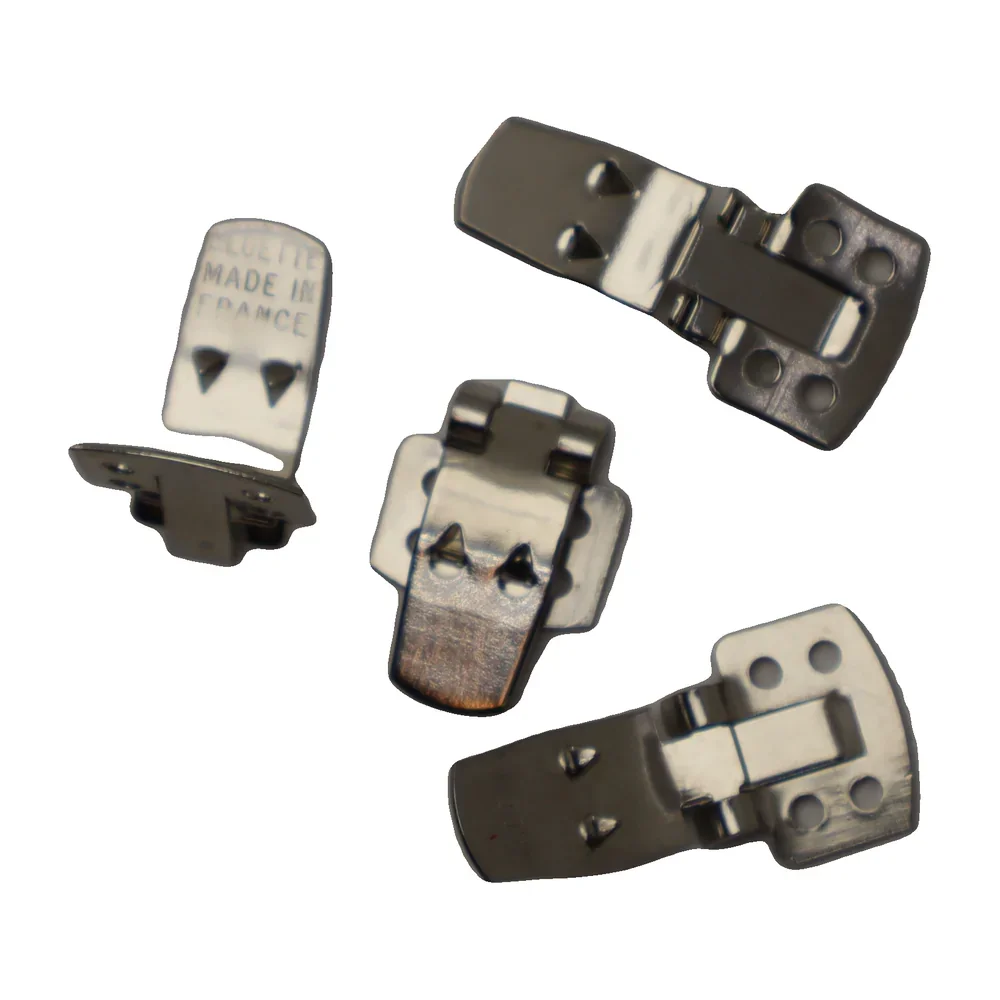 Shoe clips silver 4 pcs