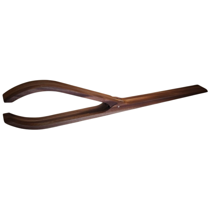 Stitching Clam in wood 1,05m darkwood - Blanchard