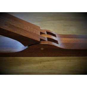 Nhmuschel aus Holz 1,05 m Dunkelholz - Blanchard.