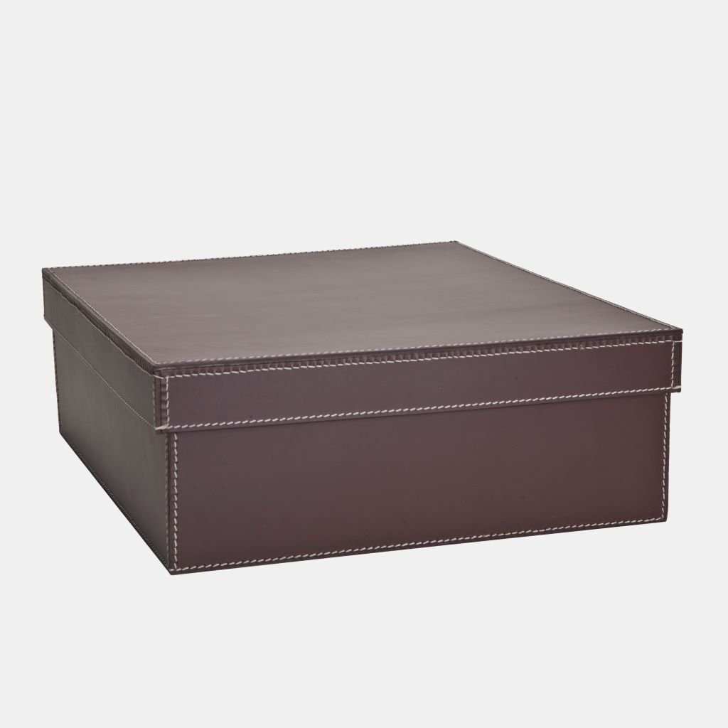 Storage box leather
