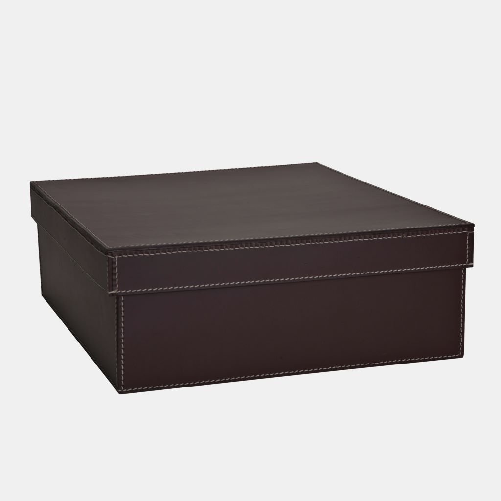Storage box leather