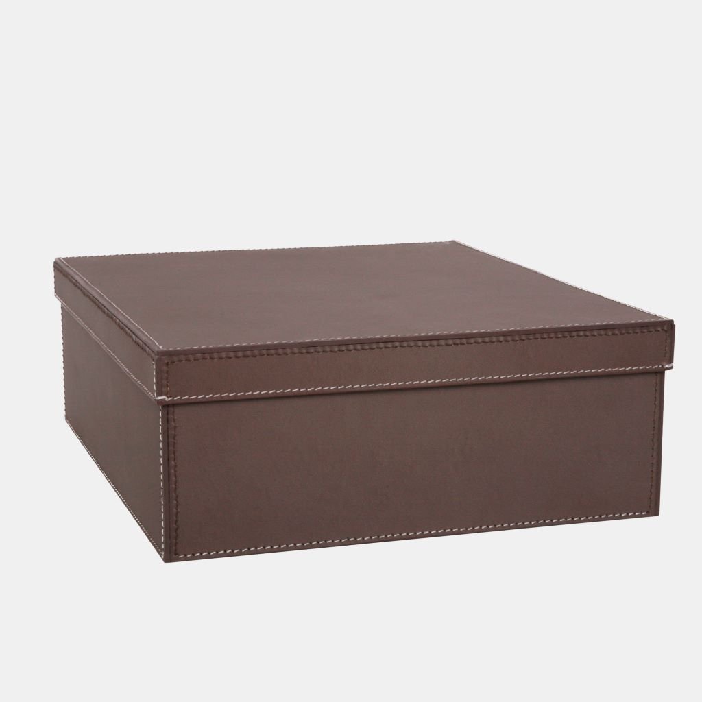 Storage box leather