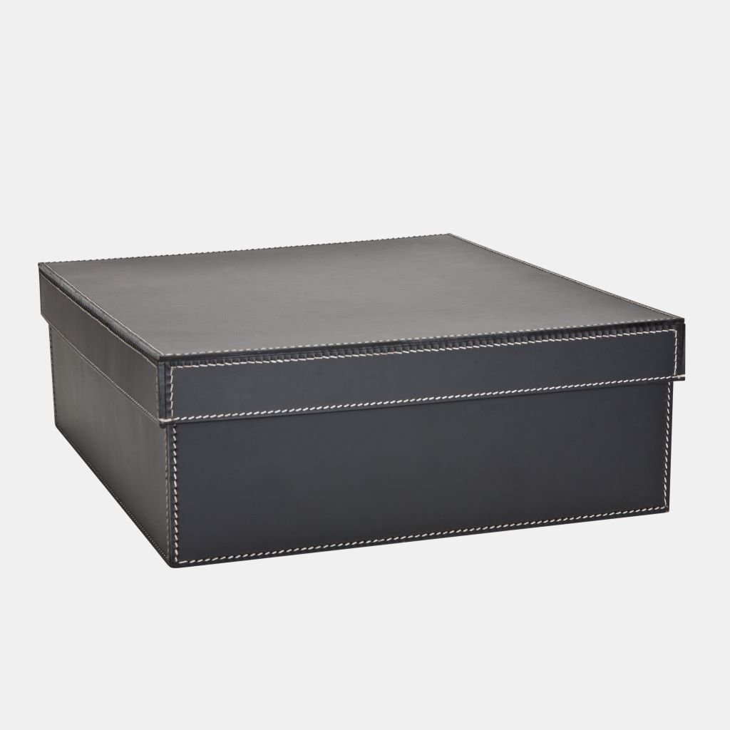 Storage box leather