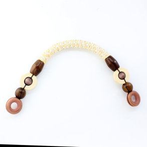 Baghandle darkwood bast 38cmm 1pair