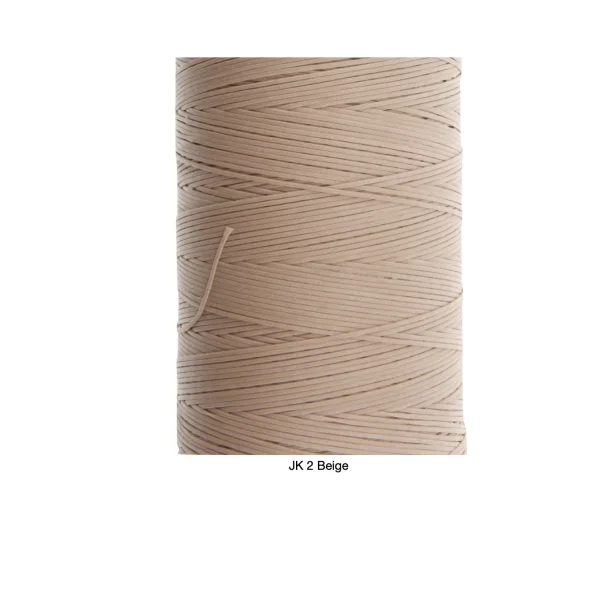 Ritza 25  Tigergarn Flettet vokset polyester -  Ritza 25  1,0 mm / 500m 02 Beige