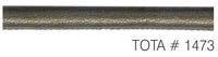 Round leather cord stitched nappa cord - 25m