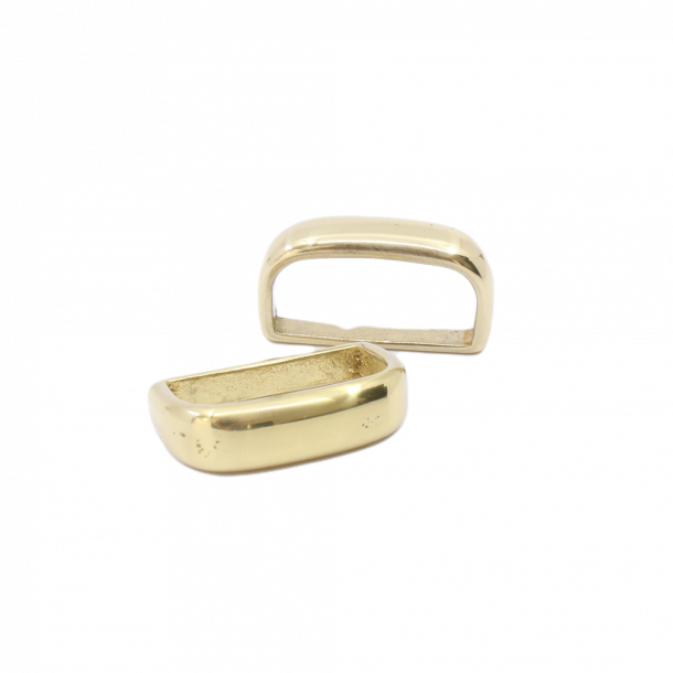 Strap Keeper Formed Loops brass No. 17 28mm