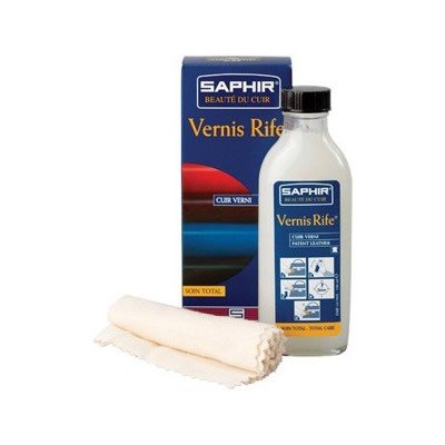 Vernis RIFE Liquide pour chaussures en cuir vernies - 100mL - Saphir