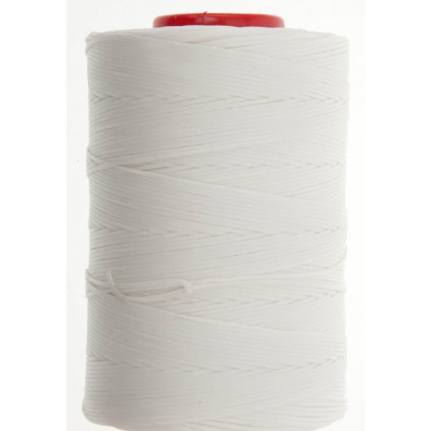 Ritza 25  Tiger thread flat braided waxed - Ritza 25  0,8 mm  / 500m 01 White
