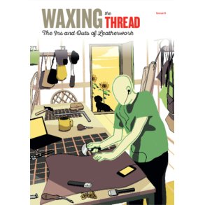 Waxing the thread blad