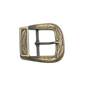 Buckle centerbar old brass nr 44