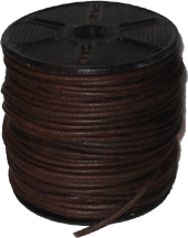 Lacet en cuir rond