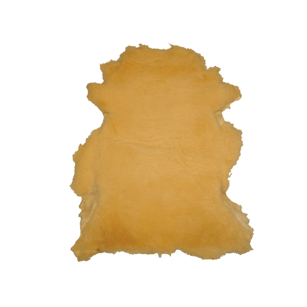 Pudse-skind medicinsk garvet lammeskind ca. 15x15cm