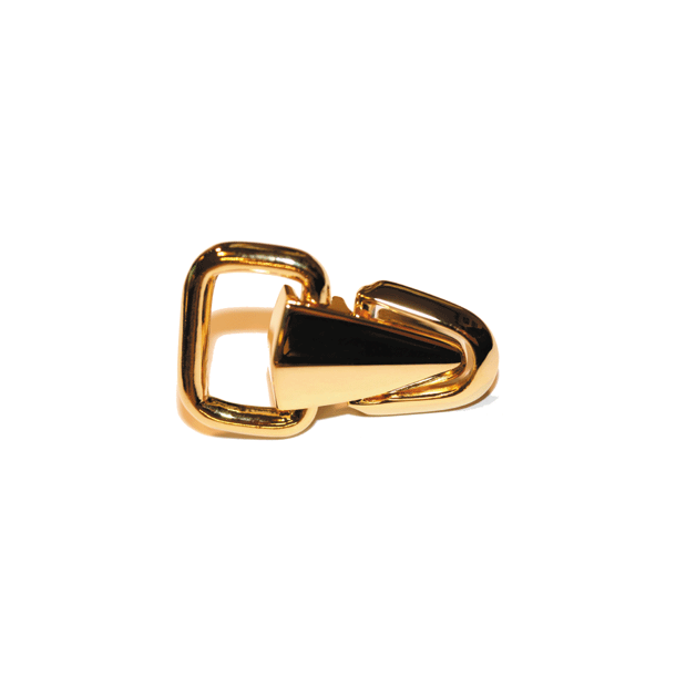 Hank Holder triangle gold 19mm 2stk