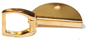 Hankeholdere 15mm 2stk/pk (guldguld)