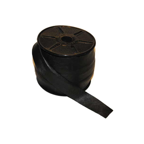 Corde plate en cuir souple - 25mm largeur 0,6mm