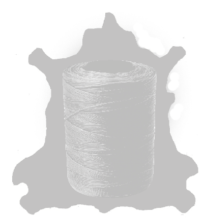 Neu Nähgarn Leder Garn,100% Polyester Farbe Weiss Grosse auswahl N10,20,30,40 