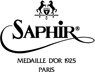 Saphir M�daille D'or